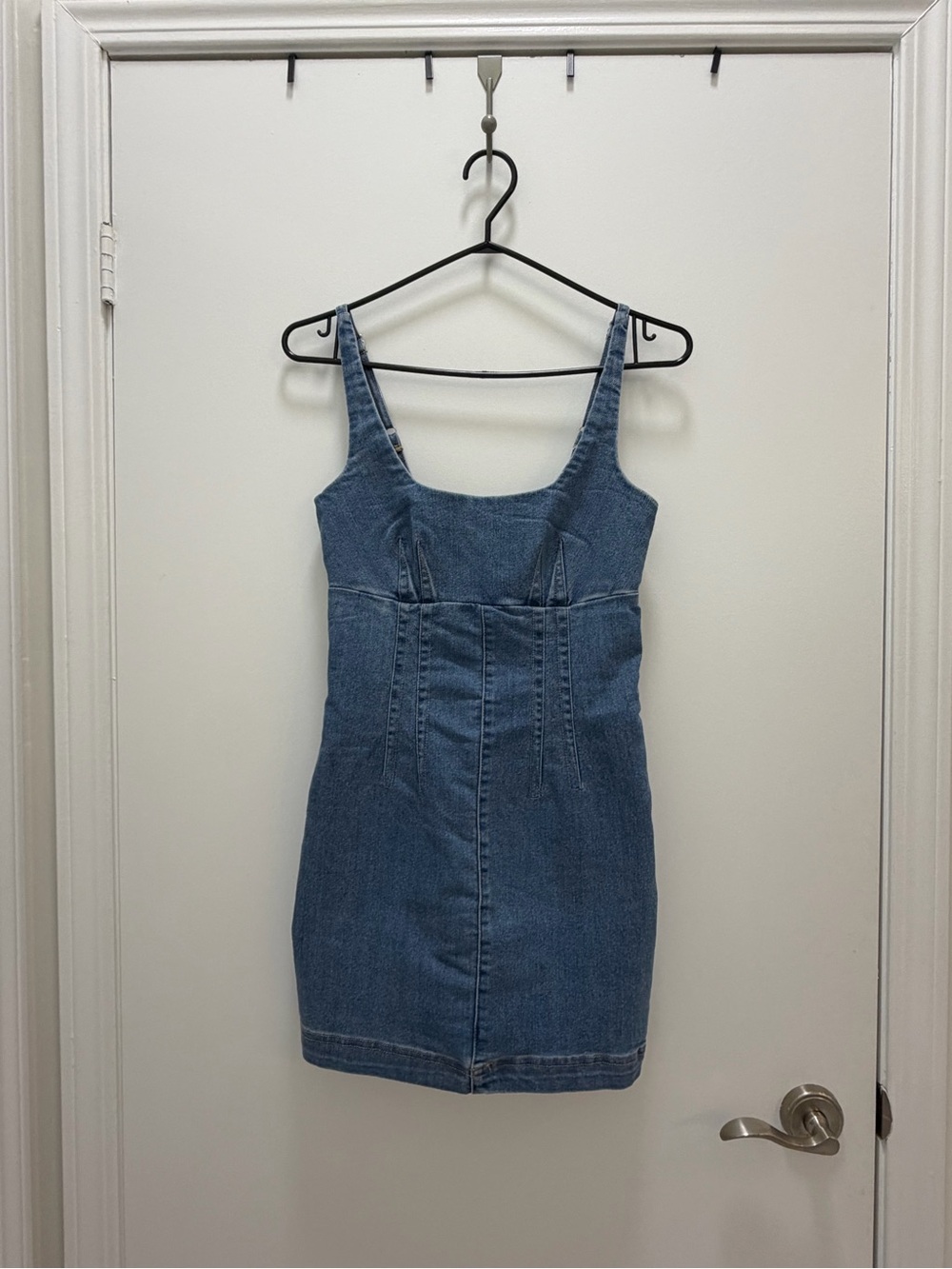 Blue Denim Tank Mini Dress